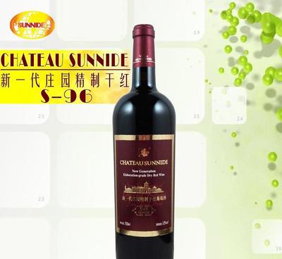 法國原瓶進口葡萄酒750ml新一代莊園96精制干紅葡萄酒12