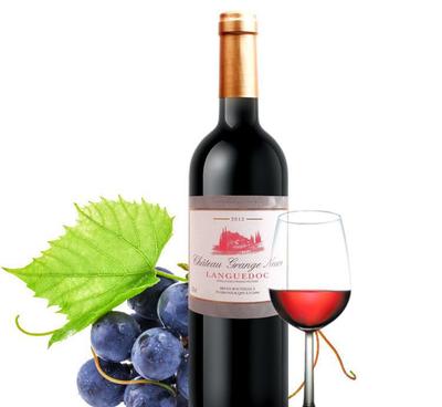 法國原瓶進口紅酒 格蘭治莊園干紅葡萄酒 *多克AOC紅酒